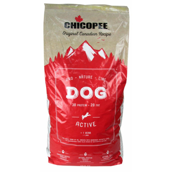 Chicopee Pro Nature Line Active сухой корм для взрослых повышенно активных собак всех пород - 20 кг. Царство домашних животных.