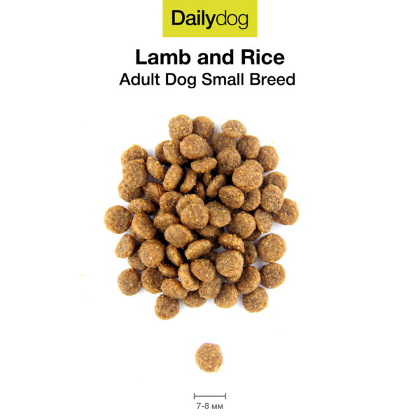 Сухой корм Dailydog Adult Small Breed Lamb and Rice для взрослых собак мелких пород с ягненком и рисом. Царство домашних животных.