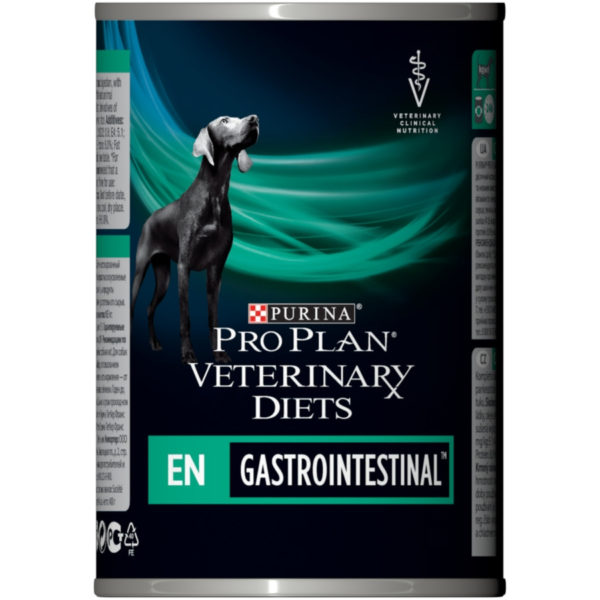 Влажный корм Pro Plan Veterinary diets EN Gastrointestinal для взрослых собак при расстройствах пищеварения - 400 г. Царство домашних животных.