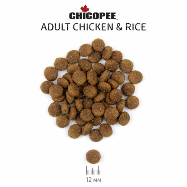 Chicopee CNL Adult Chicken & Rice сухой корм для взрослых собак всех пород с курицей и рисом. Царство домашних животных.