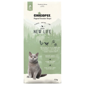 Царство домашних животных. Chicopee CNL Cat Junior New Life сухой корм для котят с курицей.